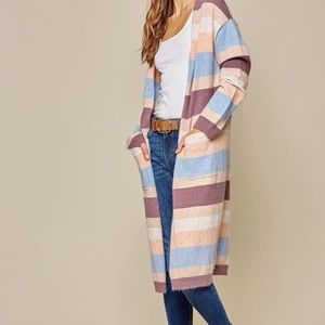 Multicolored Striped Cardigan BRAND NEW!